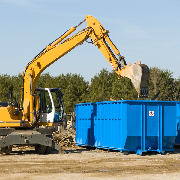 can i pay for a residential dumpster rental online in Crete